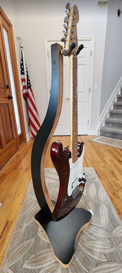 Modern Luxe - Wood & Laminate Guitar Stand